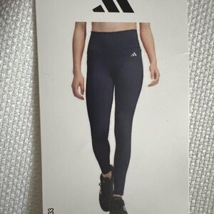 adidas Navy Blue Performance High-Rise Leggings